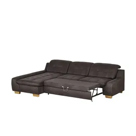 Lounge Collection Eckcouch Mikrofaser 2-Sitzer Grau