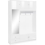 borchardt Möbel Garderobenschrank Kompakta Höhe 202 cm weiß