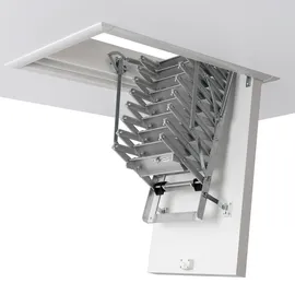 DOLLE Bodentreppe clickFIX vario 90x60 cm Aluminium 239–266 cm