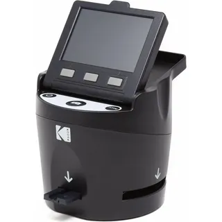 Kodak SCANZA Digital Film Scanner Filmscanner Durchlichteinheit, Integriertes Display, Digitalisierung ohne PC, TV-Ausgang, Super 8 Rollfilme