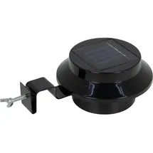 Westfalia Solarleuchte Kunststoff 12,0 cm 3er Set Schwarz