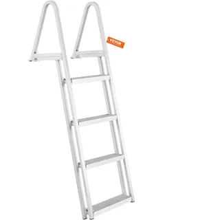 Vevor Dockleiter Aluminium 4 Stufen
