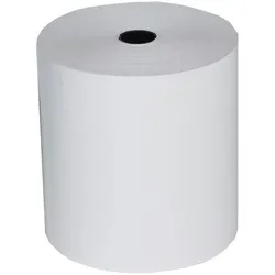 Exacompta 40808E 30x Rolle 1-lagig thermisch hohe Auflösung für Kassen, 55g, Breite: 80mm, Duchmesser Kern: 12mm, Länge: 76m - Weiß