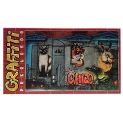 Clementoni® Puzzle Clementoni Graffiti Puzzle 500 Teile "Chico", 500 Puzzleteile bunt