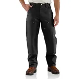 CARHARTT Arbeitshose, Duck Double Front LOGGER PANT CARHARTT BLACK Gr.W33/L32 W33/L32