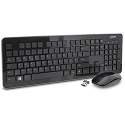 InLine Design Desktop - Tast.-Maus Set - USB 2,4GHz - max. 1600dpi - schwarz