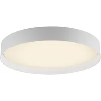 Schöner Wohnen Tavoli 1 LED Deckenleuchte 49 cm weiß Aluminium Kunststoff Metall