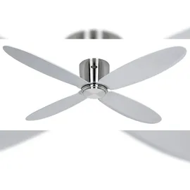 CasaFan Eco Plano II 132 BN-SL WiFi Deckenventilator grau/silber
