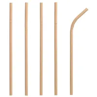 Papstar 100 St. Trinkhalme Papier 20 cm Braun