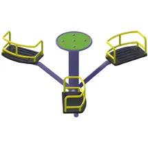 aea Spielplatz Kinderkarussell mehrfarbig 170 cm x 45 cm x 170 cm
