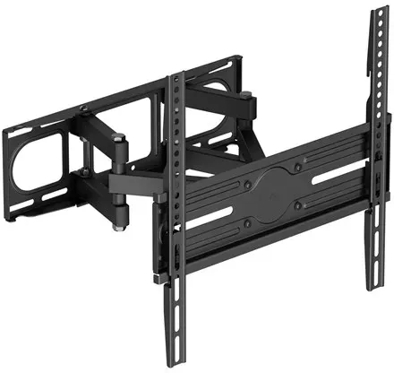 mounting kit - full-motion - for curved / flat panel - 3-way tilt swivel up to 40 kg - black - Max 40 kg - recommended for 70