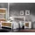 JV Möbel Schlafzimmer Möbel 3tlg. Set Bett Massivholz Nachttische 2x Betten Holz