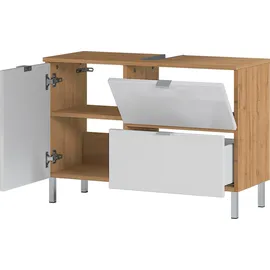 Germania 8530 GW-Mauresa 80 x 56 x 34 cm grandson-eiche-nb./weiß