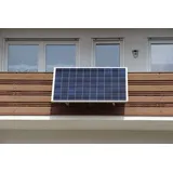 SUNSET Energietechnik SUNpay 300plus monokristallin 300 W inkl. Edelstahl-Halterungs-Set
