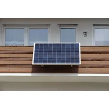 SUNSET Energietechnik SUNpay 300plus monokristallin 300 W inkl. Edelstahl-Halterungs-Set