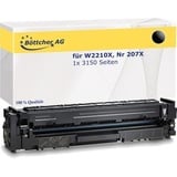 kompatibel für HP 207X, W2210X, 3150 Seiten, schwarz Toner