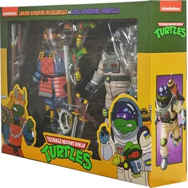 NECA Teenage Mutant Ninja Turtles Actionfiguren 2er-Pack Space Adventure & Samurai Turtles 18 cm