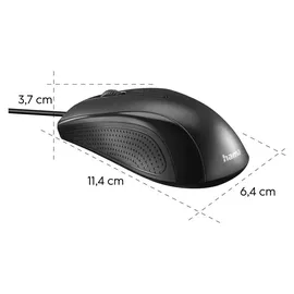Hama MC-200 Optische Maus schwarz (00182602)