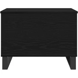 vidaXL Couchtisch Höhenverstellbar Schwarz Eiche 60x44,5x45 cm