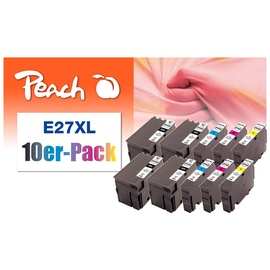 Peach kompatibel zu Epson 27XL 4x schwarz + 2x CMY