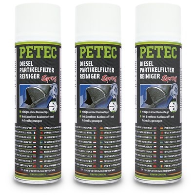 Petec 3x 400 ml Dieselpartikelfilterreiniger [Hersteller-Nr. 72550]