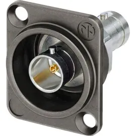 Neutrik NBB75DFIX BNC-UHD-Durchgangs-Einbaubuchse, 75 Ω, isoliert