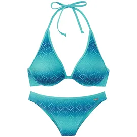 Buffalo Bügel-Bikini Damen blau-türkis Gr.42 Cup F