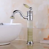 Waschtischarmatur, Waschtischmischer, Einhebelmischer für Warm- und Kaltwasser - 30 cm