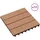 vidaXL Terrassenfliese 30 x 30 cm teak