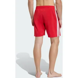 adidas 3-Streifen Badehose Rot M