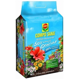 Compo Sana Qualitäts-Blumenerde 50% weniger Gewicht 40 l