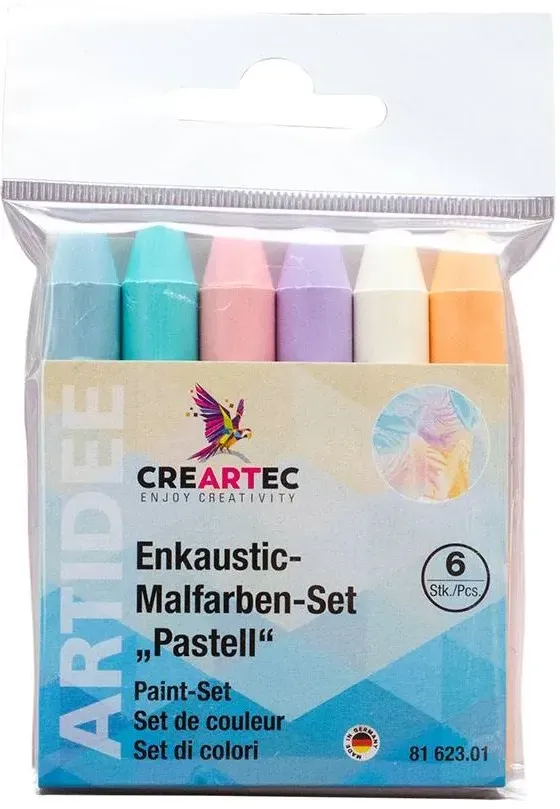 Enkaustic-Malfarben-Set pastell