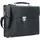 Esquire Oxford Aktentasche Leder 40 cm Laptopfach schwarz