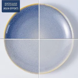 JIWOO Dessertteller Ø19,5 cm blau 6er Set