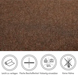 Andiamo Kunstrasen 200 x 500 cm Braun