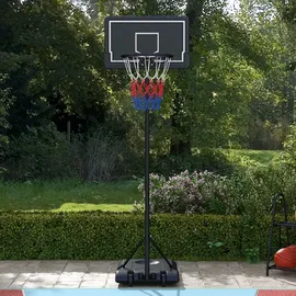 sportnow Basketballkorb 182-213 cm Schwarz