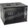 HMF 65707-02 Serverschrank 19 Zoll, 7 HE | 400 mm Tiefe | Glastür | Schwarz