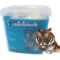 Ministeck Ministeck Tiger XXL Eimer (4800 Teile)
