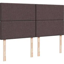 vidaXL Boxspringbett 180 x 200 cm Dunkelbraun