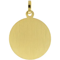 trendor 41258 Herren Christophorus Anhänger Gold 585 + vergoldete Silberkette, 45 cm