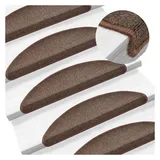 vidaXL Stufenmatte 56 x 17 cm Kaffeebraun