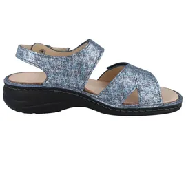 Finn Comfort Damen Sandale, blau(jeans), Gr. 36 - Blau - 36