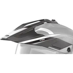 Nolan N70-2 X Earthquake, Helmschirm - Grau/Weiß/Schwarz - L-2XL