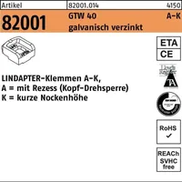 Lindapter GT A KM 24 galvanisch verzinkt, kurz *