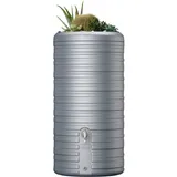 GARANTIA Nordic 2in1 Regenspeicher 300 l steingrau inkl. Pflanzschale