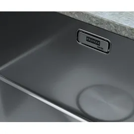 Franke MYTHOS MYX 210-55 rechts Unterbauspüle Edelstahl Druckknopf 1000 x 500 mm