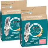 PURINA ONE BIFENSIS Katzenfutter Trockenfutter für Katzen mit Lachs 5,6 kg