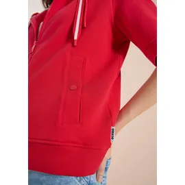 Cecil CECIL, Damen, Kurzarm Sweatjacke mit Kapuze - XL