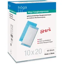 höga-pharm gmbh Saugkompressen 10 x 20 cm