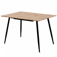 Trisens Emilia 120-150-180 x 76 x 80 cm Eichefarben